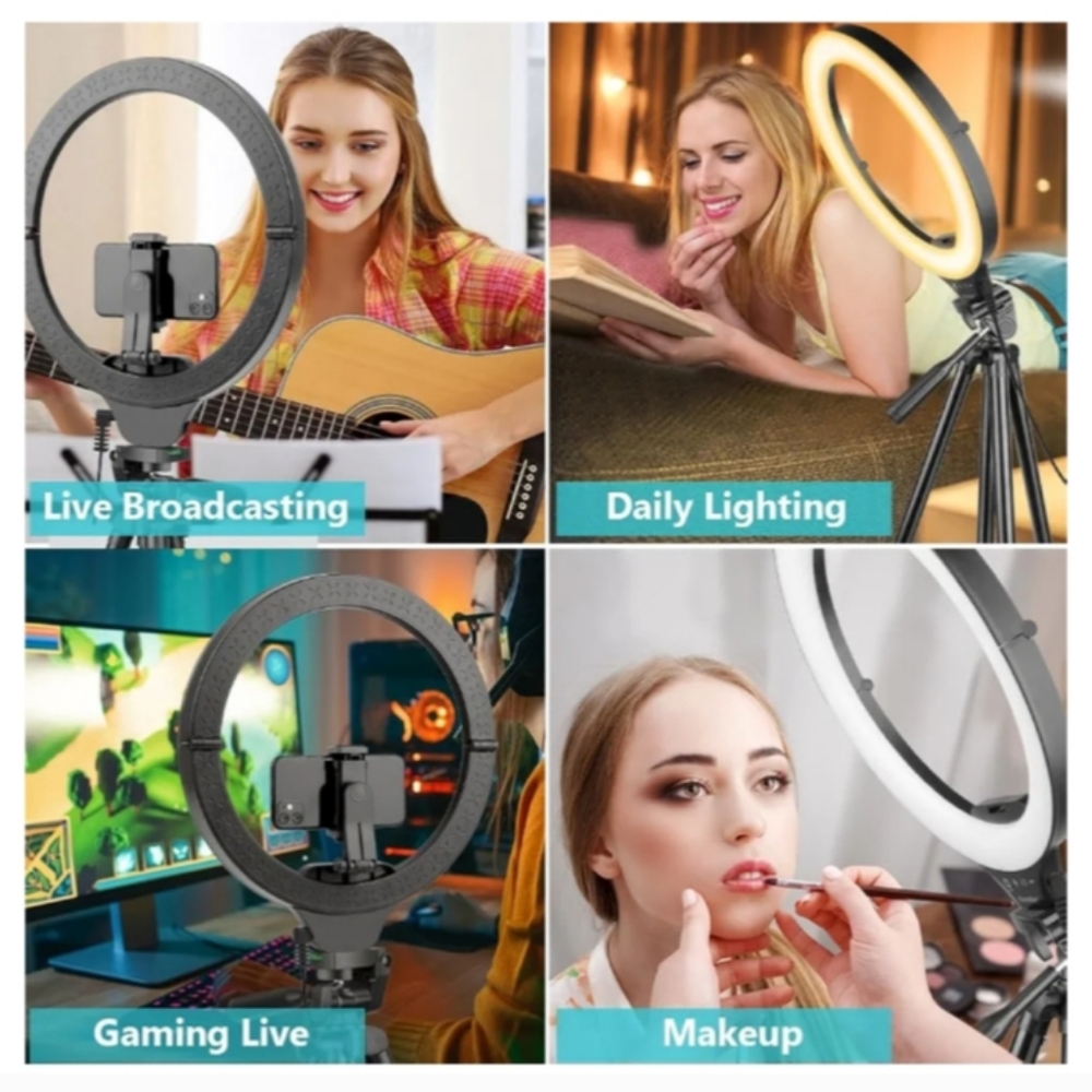 LED Ring Light with Black Tripod and Remote Control - Picture 7 of 9